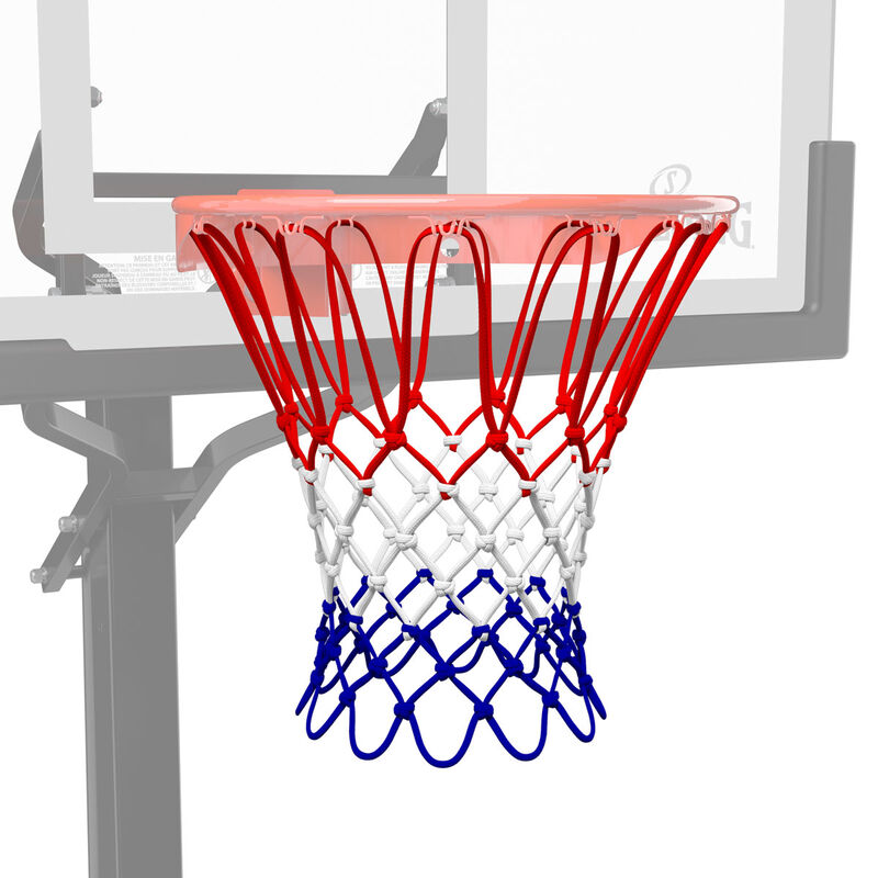Spalding Heavy Duty Red White & Blue Net For Basketball Ring